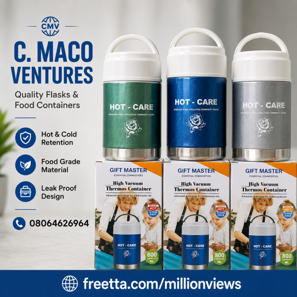 Cmaco ventures - Keep Your Food Hot. Your Drinks Cold.
