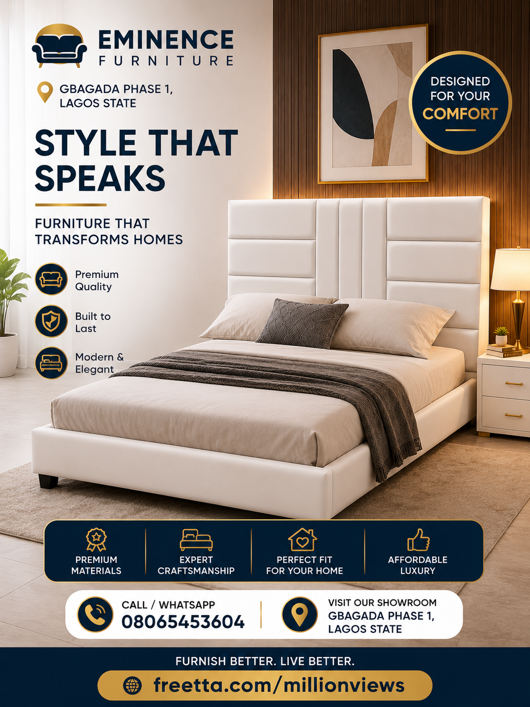 Eminence Furniture.